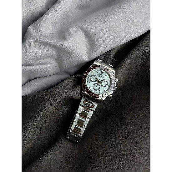 Rolex-Daytona 116500 40mm SS/SS Ice Blue/Stk Dial 904L BTF V2 SA4130