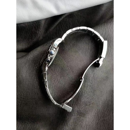 Rolex-Daytona 116500 40mm SS/SS Ice Blue/Stk Dial 904L BTF V2 SA4130