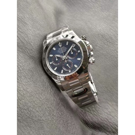 Rolex-Daytona 116509 40mm SS/SS Blue/Stk Dial 904L BTF V2 SA4130