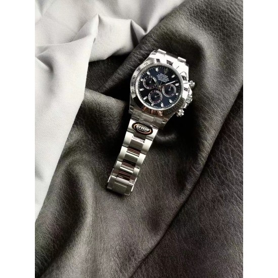 Rolex-Daytona 116509 40mm SS/SS Blue/Stk Dial 904L BTF V2 SA4130