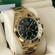 Rolex-Daytona 116508 40mm YG/YG Green/Stk Dial 904L BTF SA4130