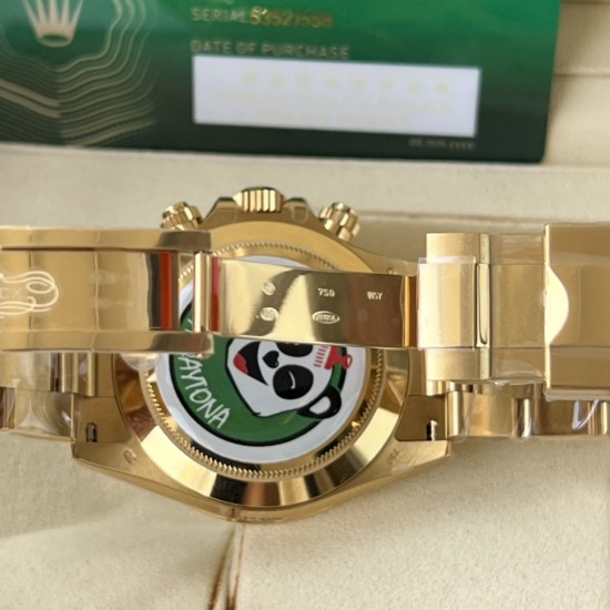 Rolex-Daytona 116508 40mm YG/YG Green/Stk Dial 904L BTF SA4130