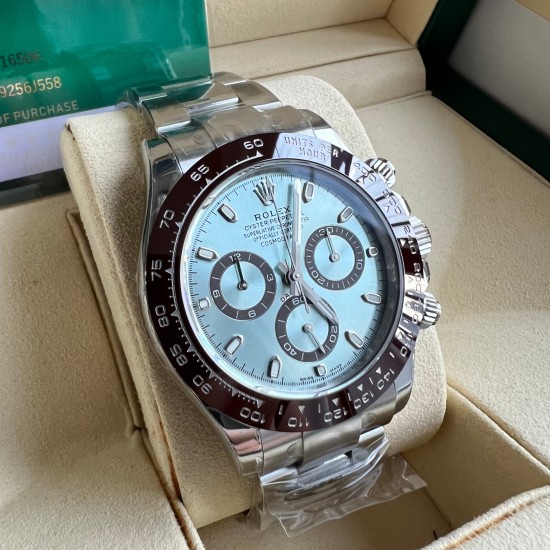 Rolex-Daytona 116506 40mm SS/SS Ice Blue/Stk BTF V2 SA4130