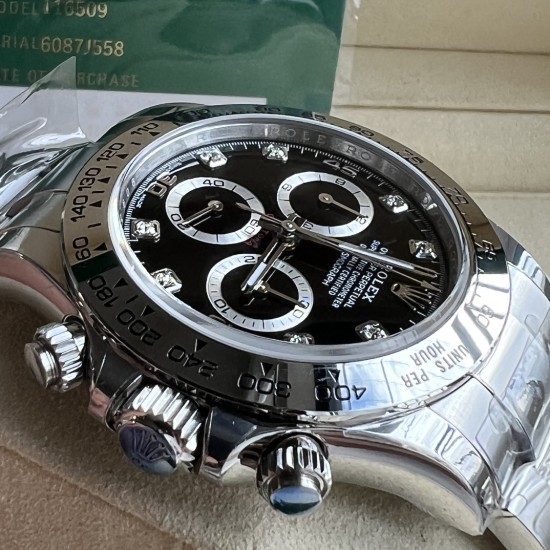 Rolex-Daytona 116509 40mm Black Dial SS/SS BTF SA4130