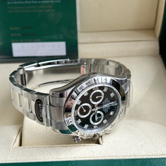 Rolex-Daytona 116509 40mm Black Dial SS/SS BTF SA4130