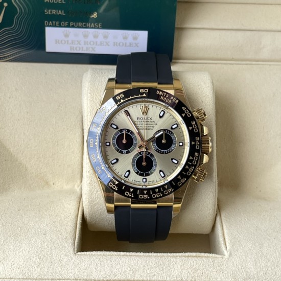 Rolex-Daytona 116518 40mm YG/RU Gold Dial 904L BTF V2 SA4130