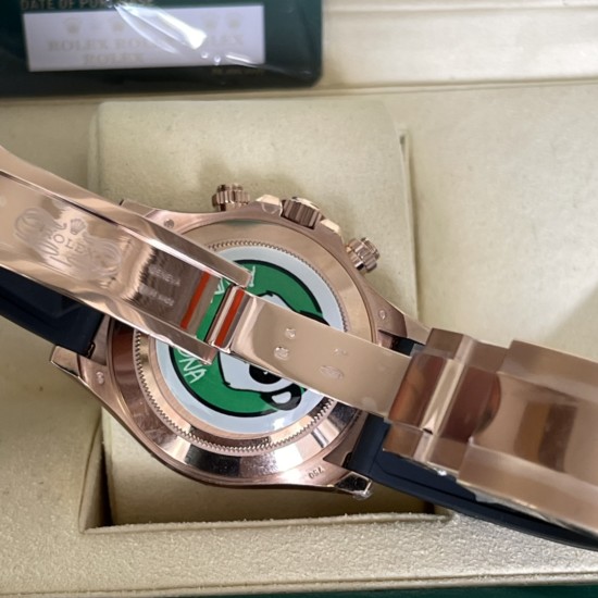 Rolex-Daytona 116515 40mm RG/RU White Dial 904L BTF V2 SA4130