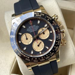 Rolex-Daytona 116518 Paul Newman 40mm YG/RU Black Dial 904L BTF V2 SA4130