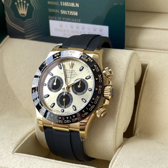 Rolex-Daytona 116518 40mm YG/RU Gold Dial 904L BTF V2 SA4130