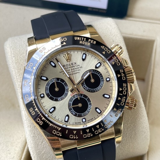 Rolex-Daytona 116518 40mm YG/RU Gold Dial 904L BTF V2 SA4130