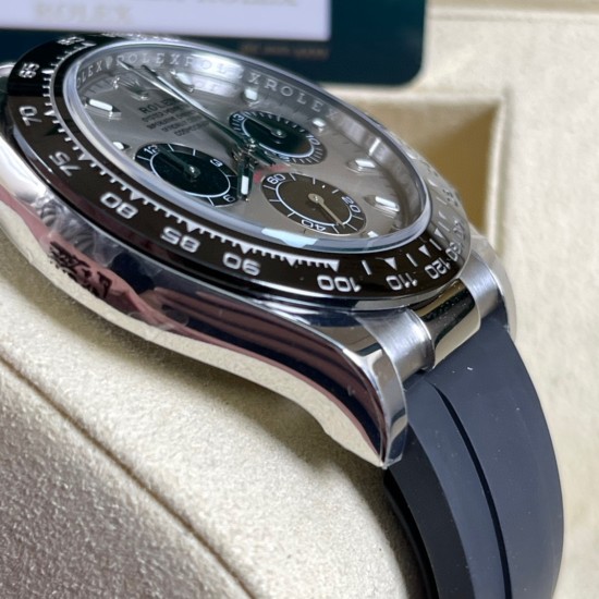 Rolex-Daytona 116519 40mm SS/RU Grey/Black Stck BTF SA4130