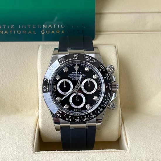 Rolex-Daytona 116519 40MM SS/RU Black/Dia Dial 904L BTF V2 SA4130
