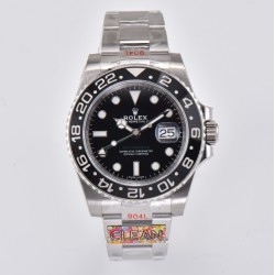 Rolex-GMT Master II 126710 Bruce Wayne Jub 40mm SS/SS Black Clean DD3285 Super Clone