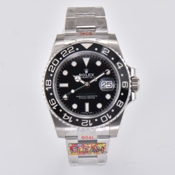 Rolex-GMT Master II 126710 Bruce Wayne Jub 40mm SS/SS Black Clean DD3285 Super Clone