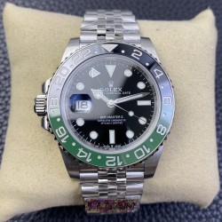 Rolex-GMT Master II 126720 Sprite Left Jub 40mm SS/SS Clean DD3285 Super Clone