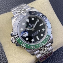 Rolex-GMT Master II 126720 Sprite Left Jub 40mm SS/SS Clean DD3285 Super Clone