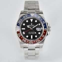 Rolex-GMT Master II 126710 Pepsi Oys 40mm SS/SS Black Clean V3 DD3285 Super Clone