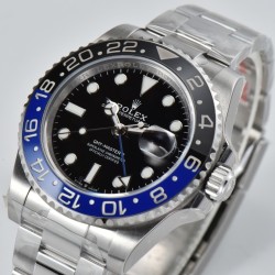 Rolex-GMT Master II 126710 Pepsi Oys 40mm SS/SS Black Clean V3 DD3285 Super Clone