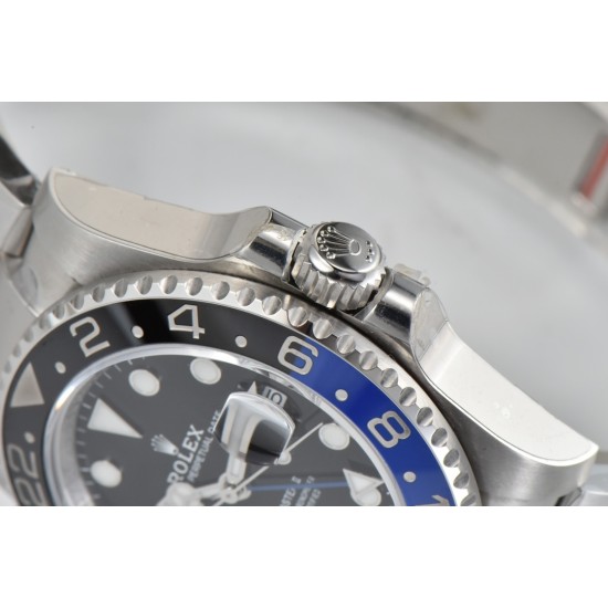 Rolex-GMT Master II 126710 Pepsi Oys 40mm SS/SS Black Clean V3 DD3285 Super Clone