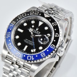 Rolex-GMT Master II 126710 Pepsi Jub 40mm SS/SS Black Clean V2 DD3285 Super Clone
