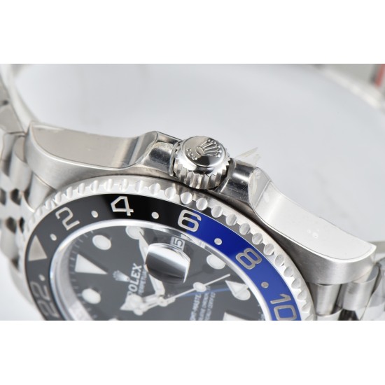 Rolex-GMT Master II 126710 Pepsi Jub 40mm SS/SS Black Clean V2 DD3285 Super Clone