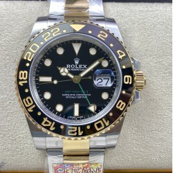Rolex-GMT Master II 116713 40mm Oys SS/YG Black Dial Clean VR3186 CHS