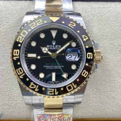 Rolex-GMT Master II 116713 40mm Oys SS/YG Black Dial Clean VR3186 CHS