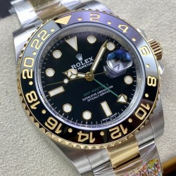 Rolex-GMT Master II 116713 40mm Oys SS/YG Black Dial Clean VR3186 CHS