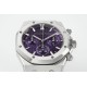 Audemars Piguet-Royal Oak Chrono 26240ST 41mm SS/SS Purple Dial APS SH4401 Super Clone