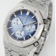 Audemars Piguet-Royal Oak Chrono 26240ST Frosted 41mm SS/SS Blue Dial APS SH4401 Super Clone