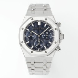 Audemars Piguet-Royal Oak Chrono 26240ST 41mm SS/SS Blue Dial APS SH4401 Super Clone