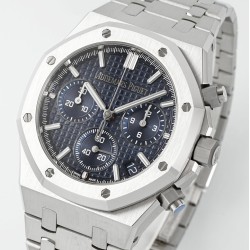 Audemars Piguet-Royal Oak Chrono 26240ST 41mm SS/SS Blue Dial APS SH4401 Super Clone