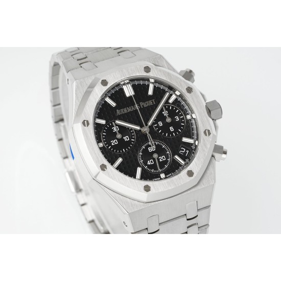 Audemars Piguet-Royal Oak Chrono 26240ST 41mm SS/SS Black Dial APS SH4401 Super Clone