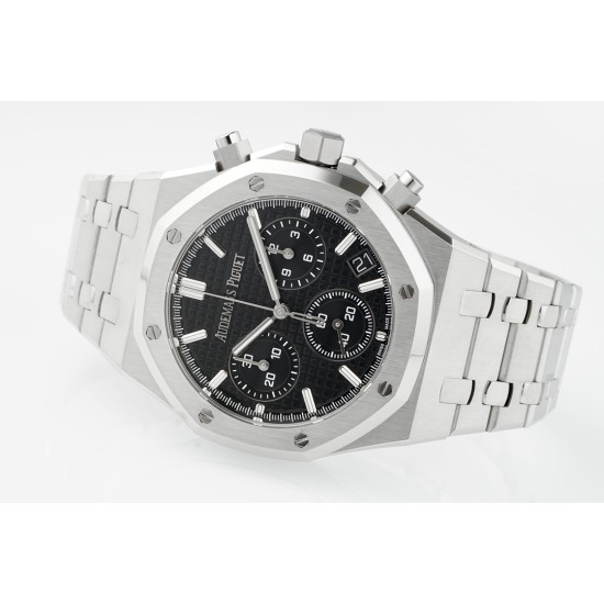 Audemars Piguet-Royal Oak Chrono 26240ST 41mm SS/SS Black Dial APS SH4401 Super Clone