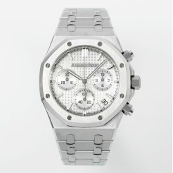 Audemars Piguet-Royal Oak Chrono 26240ST 41mm SS/SS Silver Dial APS SH4401 Super Clone