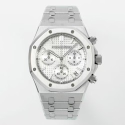Audemars Piguet-Royal Oak Chrono 26240ST 41mm SS/SS Silver Dial APS SH4401 Super Clone