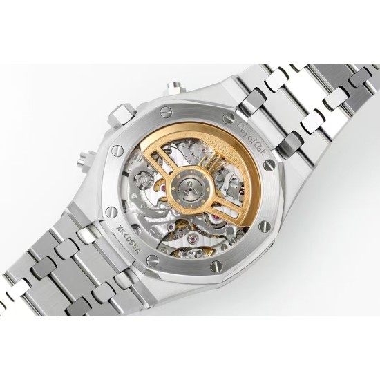 Audemars Piguet-Royal Oak Chrono 26240ST 41mm SS/SS Silver Dial APS SH4401 Super Clone