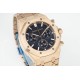Audemars Piguet-Royal Oak Chrono 26240OR 41mm RG/RG Blue Dial APS SH4401 Super Clone