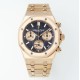 Audemars Piguet-Royal Oak Chrono 26240OR 41mm RG/RG Blue Dial APS SH4401 Super Clone