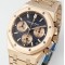 Audemars Piguet-Royal Oak Chrono 26240OR 41mm RG/RG Blue Dial APS SH4401 Super Clone
