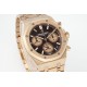 Audemars Piguet-Royal Oak Chrono 26240OR 41mm RG/RG Brown Dial APS SH4401 Super Clone