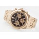 Audemars Piguet-Royal Oak Chrono 26240OR 41mm RG/RG Brown Dial APS SH4401 Super Clone