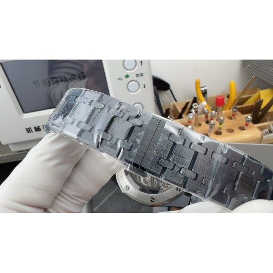 Audemars Piguet-Royal Oak Chrono 26240CE 41mm Ceramic/Cer Black Dial APS SH4401 Super Clone