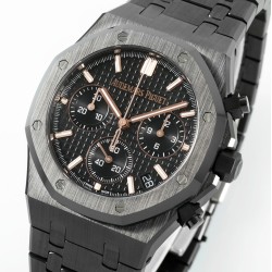 Audemars Piguet-Royal Oak Chrono 26240CE 41mm Ceramic/Cer Black Dial APS SH4401 Super Clone