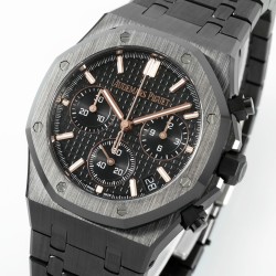 Audemars Piguet-Royal Oak Chrono 26240CE 41mm Ceramic/Cer Black Dial APS SH4401 Super Clone