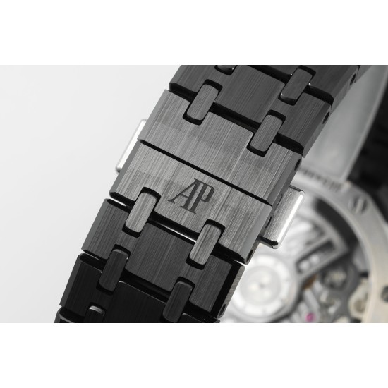 Audemars Piguet-Royal Oak Chrono 26240CE 41mm Ceramic/Cer Black Dial APS SH4401 Super Clone