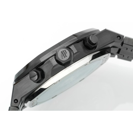 Audemars Piguet-Royal Oak Chrono 26240CE 41mm Ceramic/Cer Black Dial APS SH4401 Super Clone