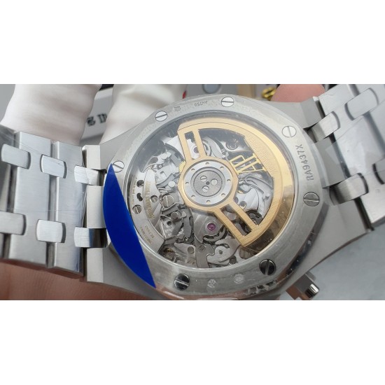 Audemars Piguet-Royal Oak Chrono 26240ST Frosted 41mm SS/SS Grey Dial APS SH4401 Super Clone