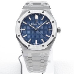 Audemars Piguet-Royal Oak 41mm 15500 SS/SS Blue/Stk ZF V3 A4302 Super Clone