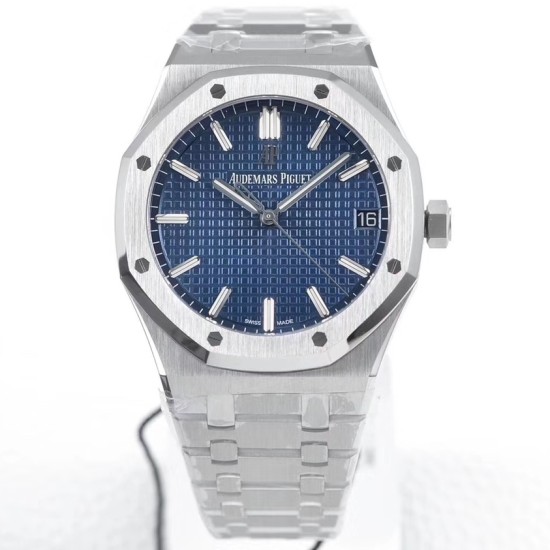 Audemars Piguet-Royal Oak 41mm 15500 SS/SS Blue/Stk ZF V3 A4302 Super Clone